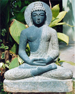 Statue de bouddha assis