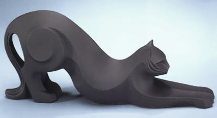sculpture chat moderne